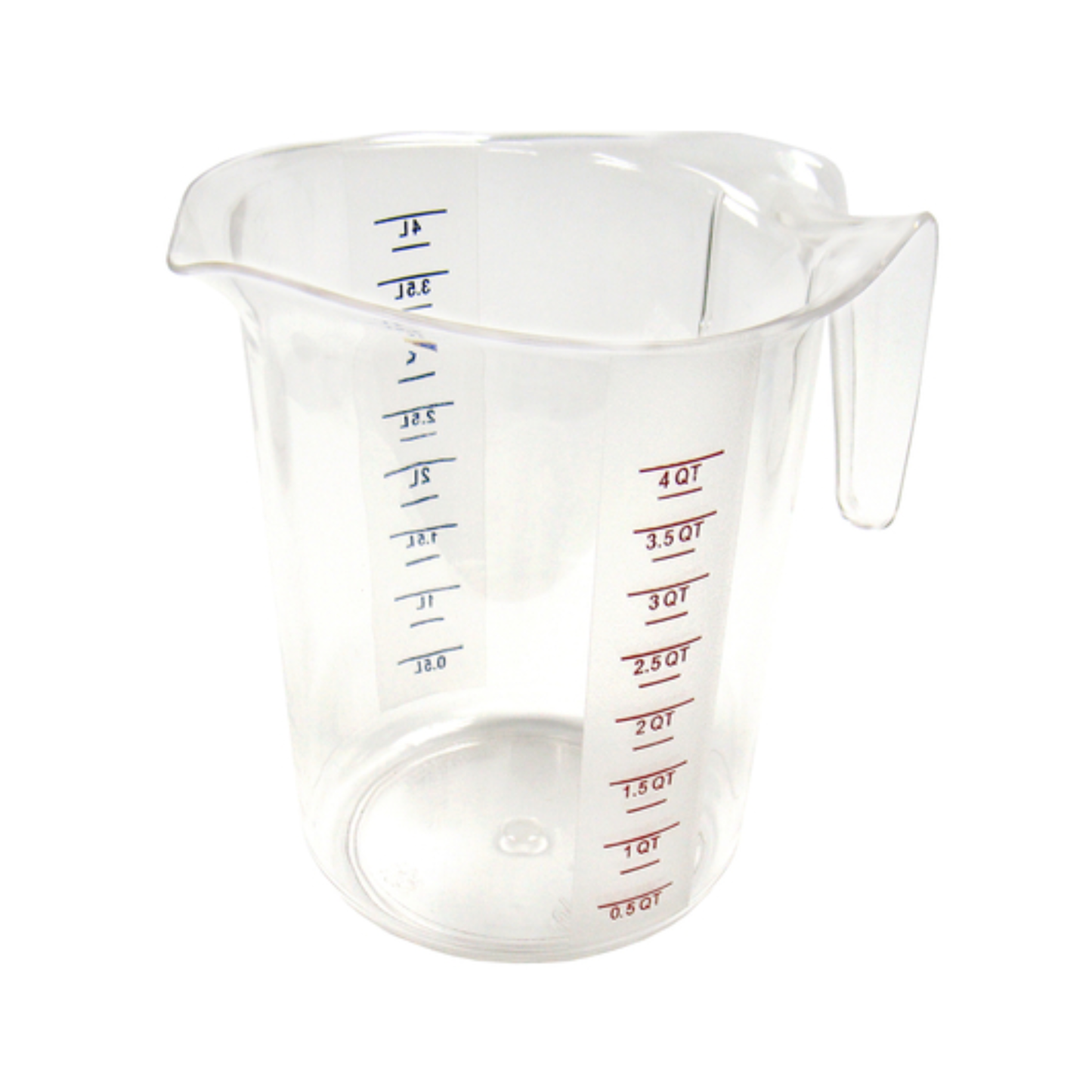 Winco Measuring Cup 2 Qt Polycarbonate with Color Graduations - PMCP-200