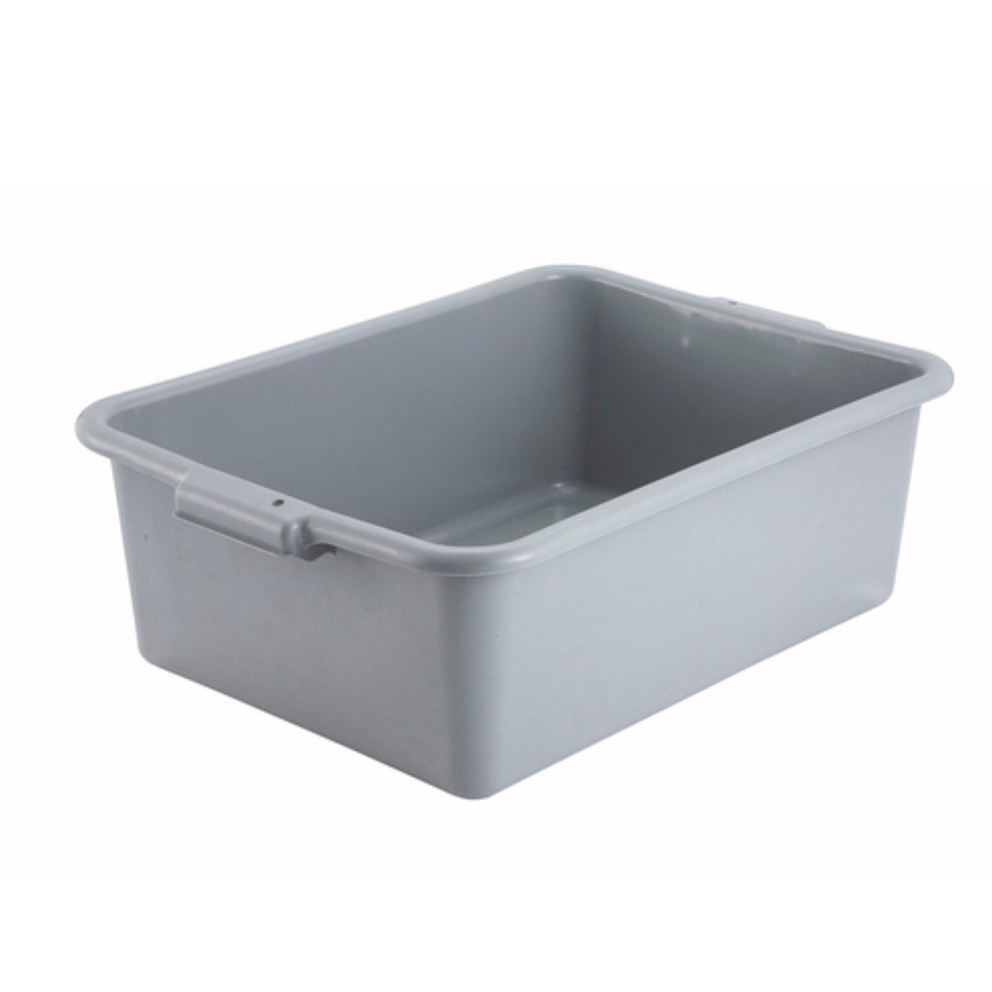 Winco Bus Box 21-1/2" x 15" x 7" Polypropylene Grey - PL-7G