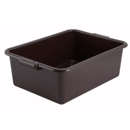 Winco Bus Box 21-1/2" x 15" x 7" Polypropylene Brown - PL-7B