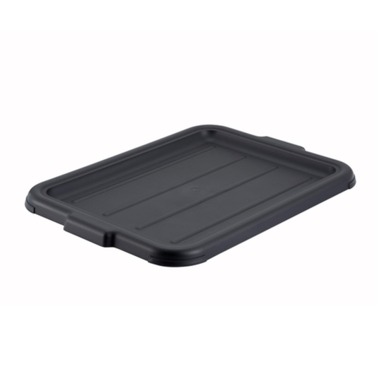 Winco Bus Box Lid Black Polypropylene for 21-1/2" x 15" - PL-57K