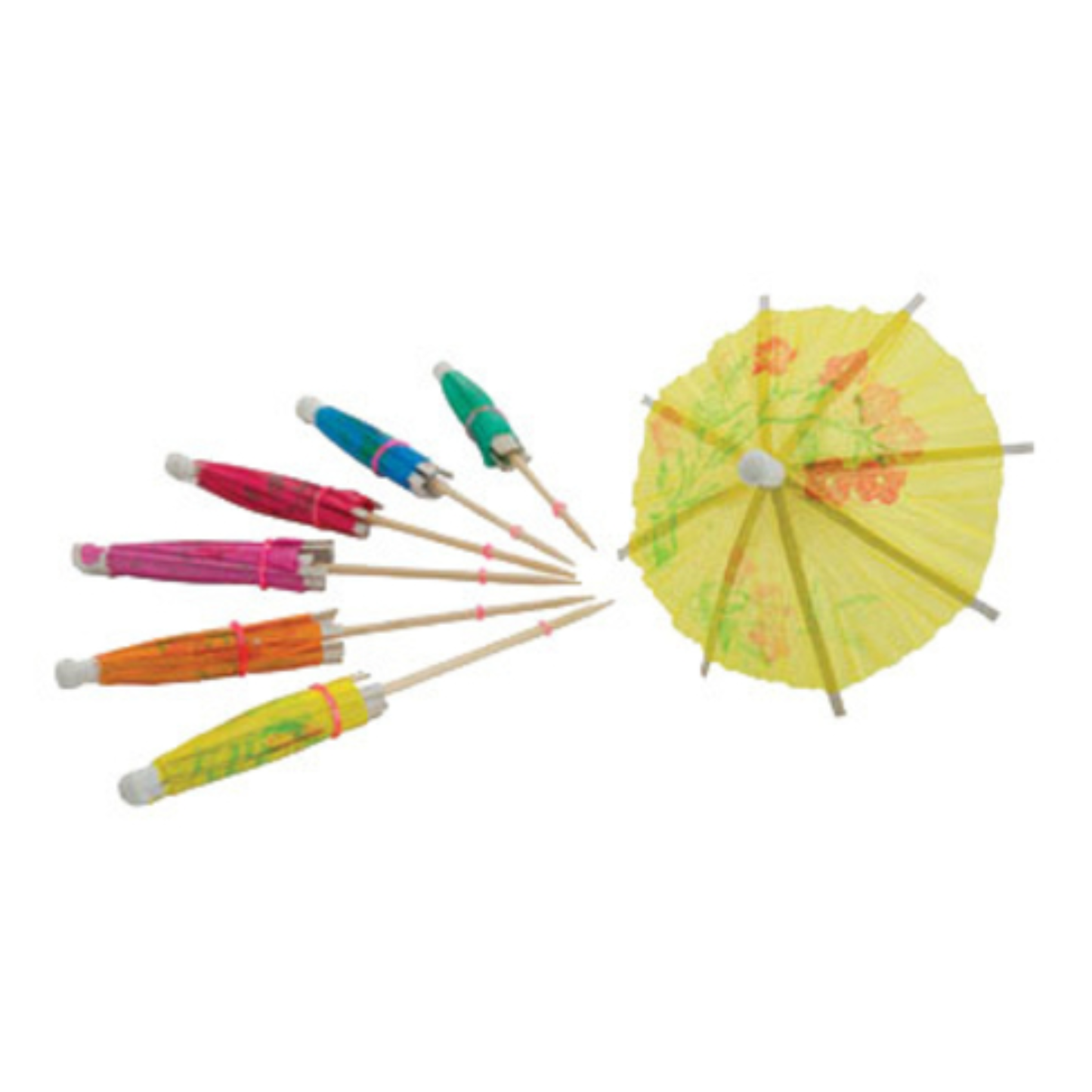 Winco Cocktail Paper Parasols 144/Pk - PK-P4