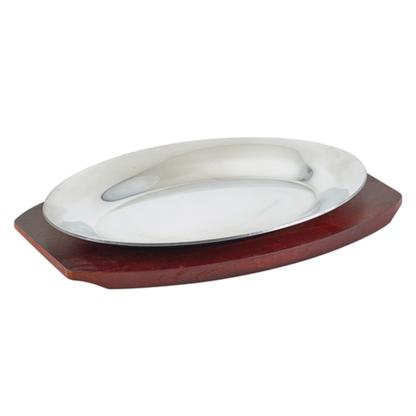 Plato Sizzle de 12" x 8" de aluminio