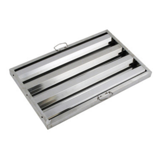 Winco Hood Filter, 16" W x 20" H, Stainless Steel - HFS-1620