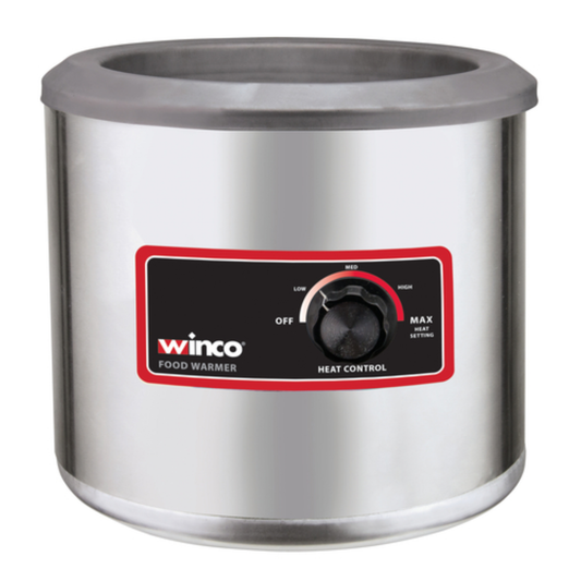 Winco Food Warmer, 11 qt, 120V/1PH - FW-11R250