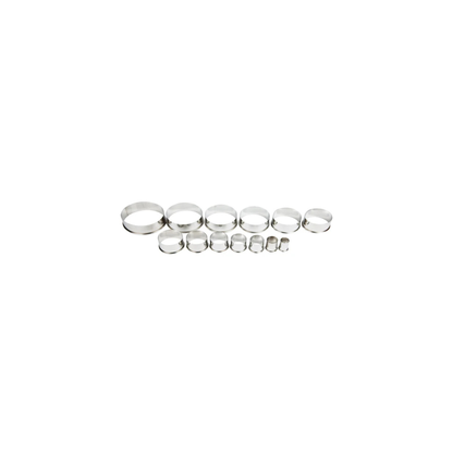 Ateco Dough Cutter Set, Plain Round, Stainless Steel - 5457