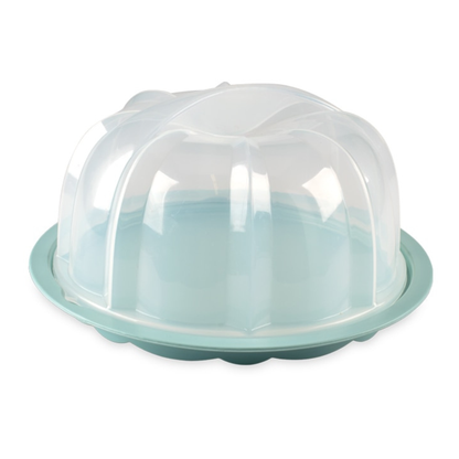 Nordic Ware Deluxe Bundt Keeper Translucent Cake Carrier - 50022