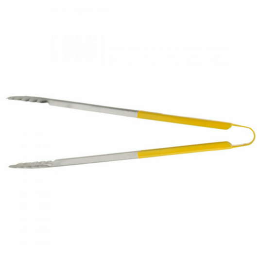 Tongs Stainless Plastic Handle Yellow 16" - T16P-YL