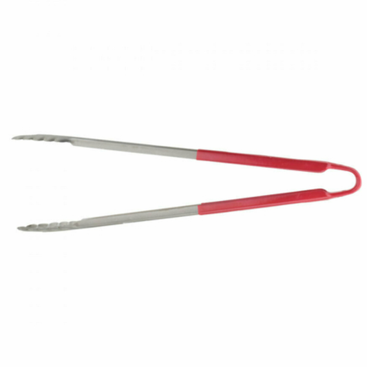Tongs Stainless Plastic Handle Red 16" - T16P-RD