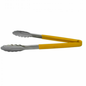 Tong, 12" with Plastic Handle Yellow - T12P-YL