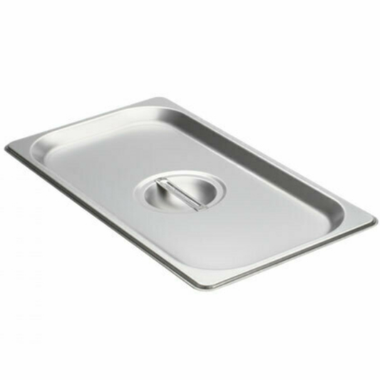 Steam Table Cover 1/3 Solid Stainless Steel - 5130