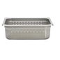 Sartén para mesa de vapor de 1/2" perforada de 4" de profundidad