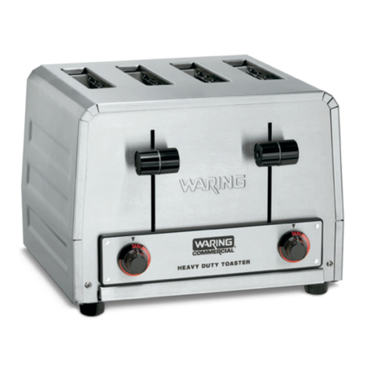Waring Commercial Standard 4-Slice Toaster 120V - WCT800