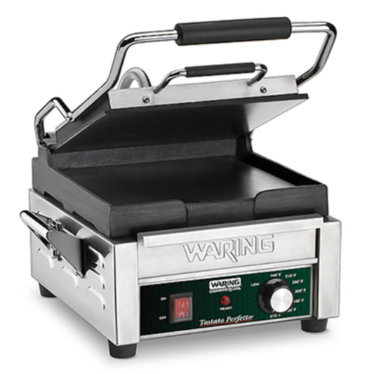 Waring Panini & Sandwich Grill, Tostato Perfetto™, Smooth Top 120V - WFG150