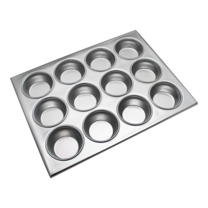 Thunder Group Muffin Pan 12 Cup 3-1/2 oz - ALKMP012