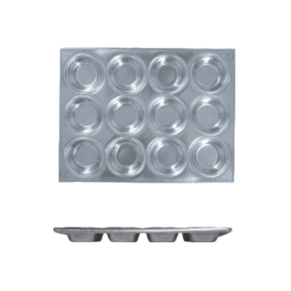 Thunder Group Muffin Pan 12 Cup 3-1/2 oz - ALKMP012