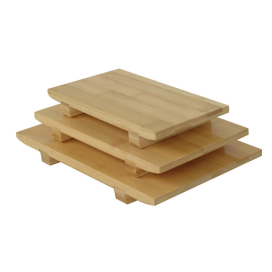 Thunder Group Bamboo Sushi Plate 4.75" x 8.5" - WSPB001