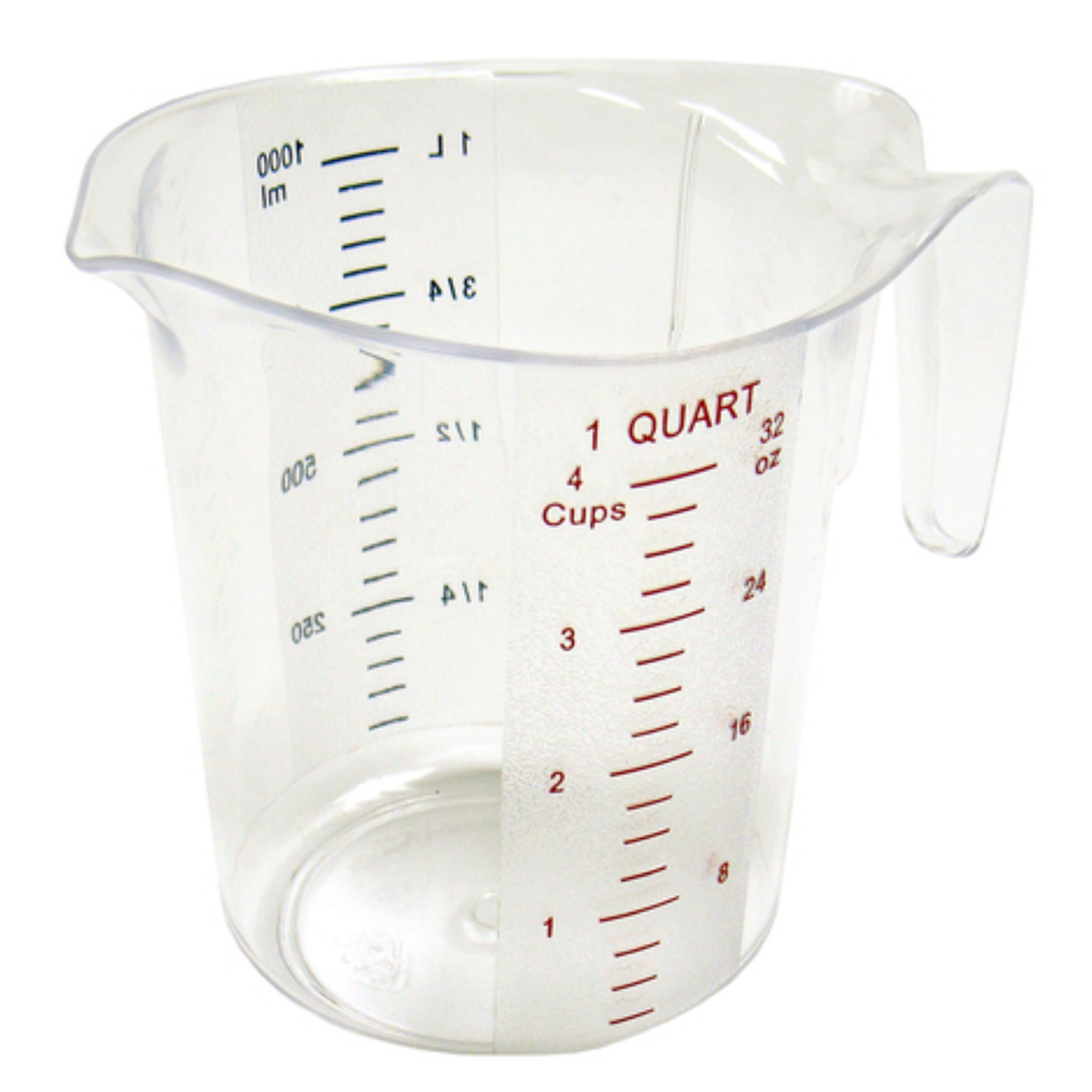 Taza medidora, 1 cuarto de galón