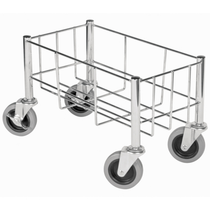 Carro de basura Winco para Slim Jims, alambre cromado - DWR-1708