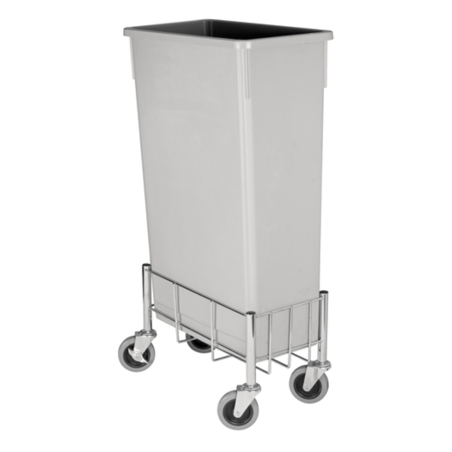 Carro de basura Winco para Slim Jims, alambre cromado - DWR-1708