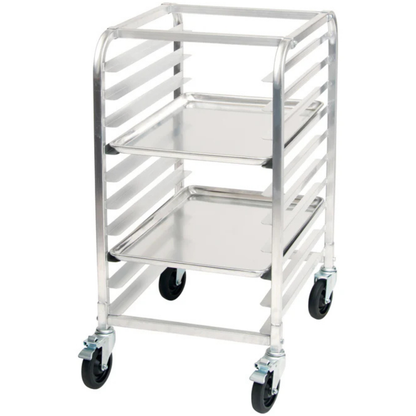 Winco Half Pan Rack 10-Tray Aluminum - ALRK-10BK