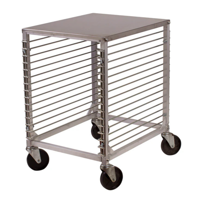 Winco 15 Tier Front-Loading Aluminum Pan Rack with Wire Slides - ALRK-15