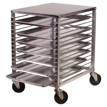 Winco 15 Tier Front-Loading Aluminum Pan Rack with Wire Slides - ALRK-15