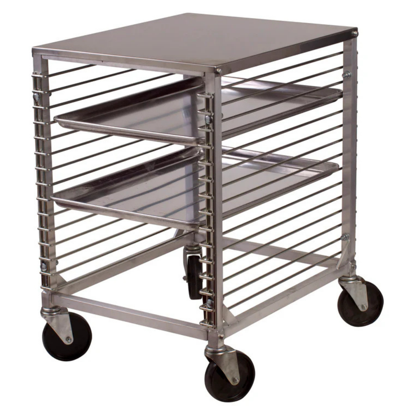 Winco 15 Tier Front-Loading Aluminum Pan Rack with Wire Slides - ALRK-15