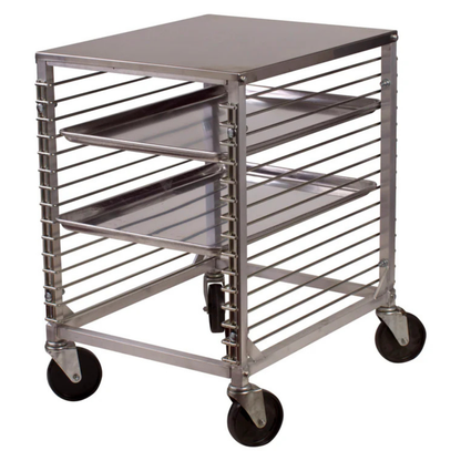 Winco 15 Tier Front-Loading Aluminum Pan Rack with Wire Slides - ALRK-15