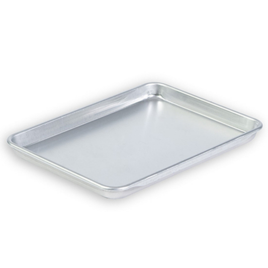 Bandeja para hornear Vollrath de 1/8 de pulgada, 9.5" x 6.5" x 1", calibre 16, con reborde abierto - 945228