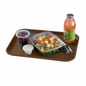 Cambro Fast Food Tray Brown 10"X14" - 1014FF167