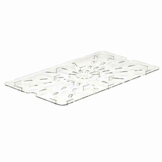 Cambro Cold Food Pan Drain Tray For Full Size Pans Clear - 10CWD135
