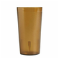 Vaso Cambro de plástico ámbar de 12 oz (paquete de 12) - 1200PSW12-153