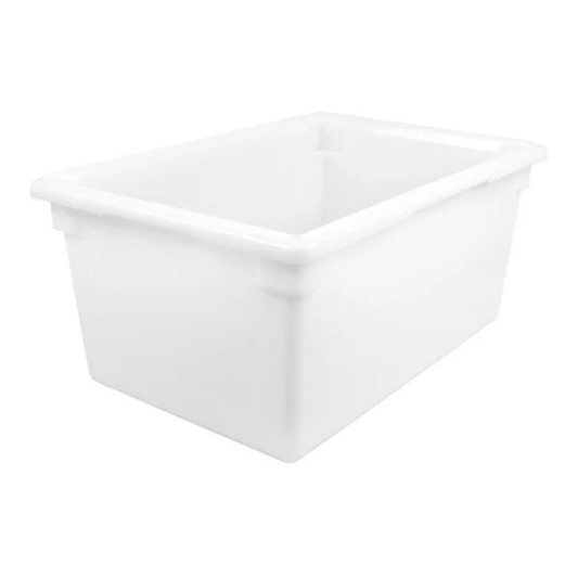 Cambro 食品储存盒，白色，18 英寸 x 26 英寸 x 12 英寸 - 182612P148