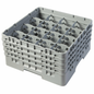 Estante para vasos Cambro, con 3 extensores, tamaño completo, 16 compartimentos, color beige - 16S638184