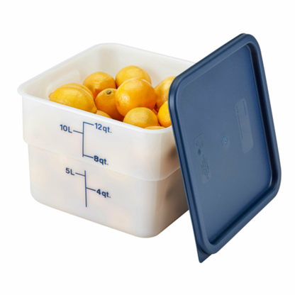 Cambro CamSquare® Food Storage Container 12 Quart White - 12SFSP148