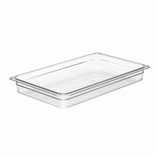 Cambro 冷食盘，全尺寸，2 1/2 英寸深，透明 - 12CW-135
