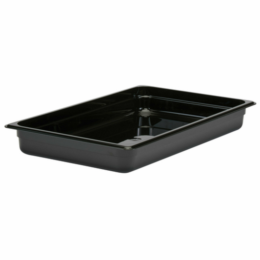Cambro Camwear® Cold Food Pan Full Size 2-1/2" Deep Black - 12CW110