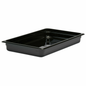 Cambro Camwear® Cold Food Pan Full Size 2-1/2" Deep Black - 12CW110