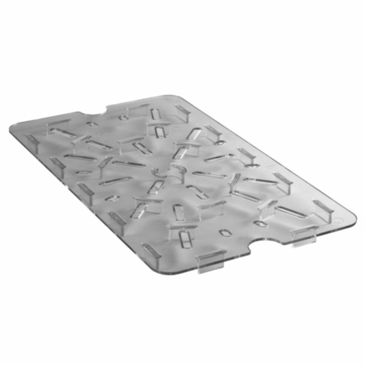 Cambro Camwear® Drain Shelf for 12" × 18" Food Storage Boxes Clear - 1218DSCW135