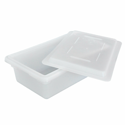 Cambro Food Storage Box Poly White 12" × 18" × 6" - 12186P148