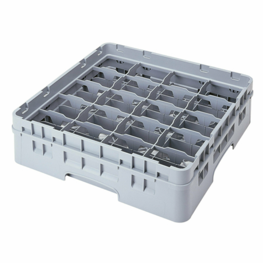 Cambro Camrack® Cup Rack Full Size 20 Compartment Gray with 1 Extender - 20C414151