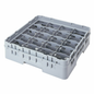 Cambro Camrack Cup Rack Full Size 20 Compartment Gray with 1 Extender - 20C414151