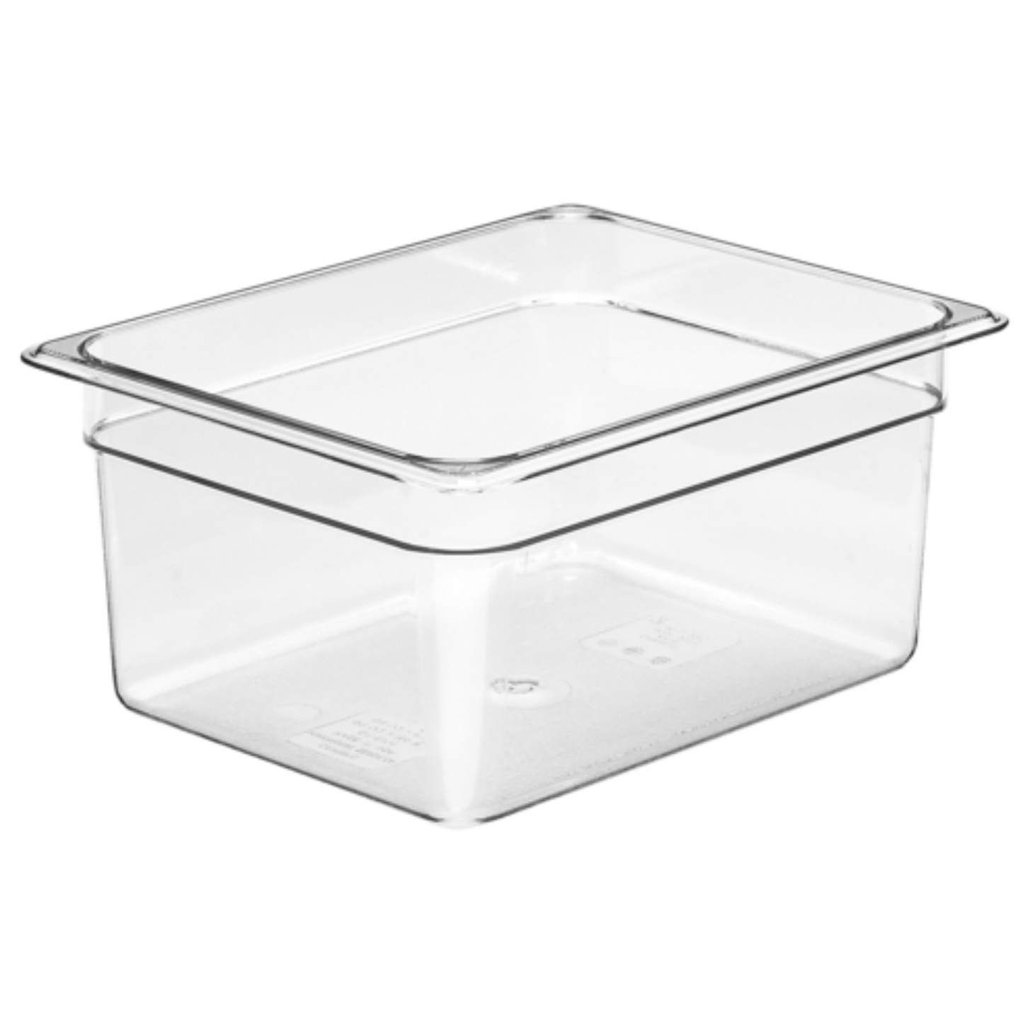 Cambro Camwear® Cold Food Pan 1/2 Size 6" Deep Clear - 26CW-135