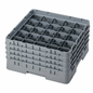 Estante para vasos Cambro, 25 compartimentos con 4 extensores, 3 1/2" de diámetro x 8,5" - 25S800151