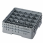 Estante para vasos Cambro, 25 compartimentos con 2 extensores, 3 1/2" de diámetro x 5 1/4" - 25S434151