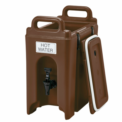 Cambro Beverage Dispenser, Plastic 2.5 Gal Dark Brown- 250LCD131