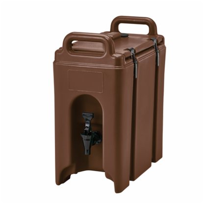 Cambro Beverage Dispenser, Plastic 2.5 Gal Dark Brown- 250LCD131