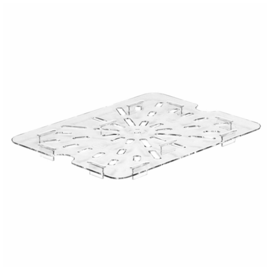 Cambro Camwear® Drain Tray for 1/2 Size Food Pans Clear - 20CWD135