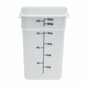 Recipiente para alimentos Cambro, 22 cuartos, blanco "CamSquare Poly" - 22SFSP148