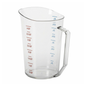 Taza medidora Cambro de plástico de 1 galón - 400MCCW135